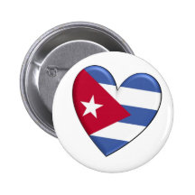 Cuba Heart Flag Pin