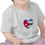 Cuba Heart Flag T-shirt