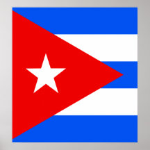 Cuba High quality Flag Print