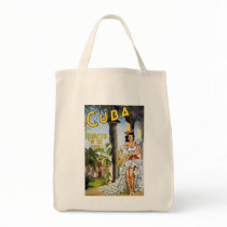 CUBA HOLIDAY ISLAND OF THE TROPICS CANVAS BAG
