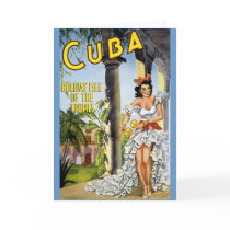 CUBA HOLIDAY ISLAND OF THE TROPICS CARD