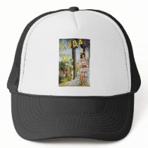 CUBA HOLIDAY ISLAND OF THE TROPICS MESH HATS