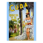 CUBA HOLIDAY ISLAND OF THE TROPICS POSTCARD