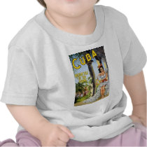 CUBA HOLIDAY ISLAND OF THE TROPICS T SHIRTS