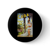 Cuba Holiday Isle Of The Tropics Pinback Buttons