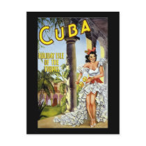 Cuba Holiday Isle Of The Tropics Post Card
