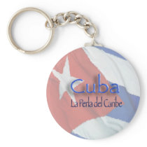 CUBA - La Perla del Caribe Keychains