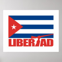 Cuba -Libertad Posters