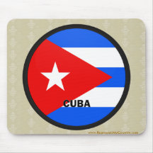 Cuba Roundel quality Flag Mousepad