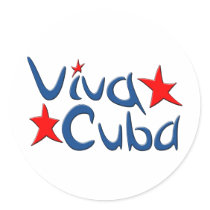Cuba Pegatinas Redondas