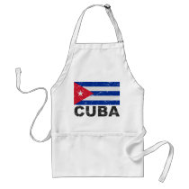 Cuba Vintage Flag Aprons