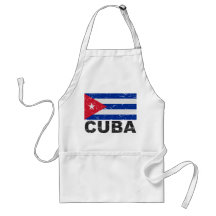 Cuba Vintage Flag Aprons