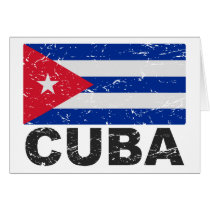 Cuba Vintage Flag Cards