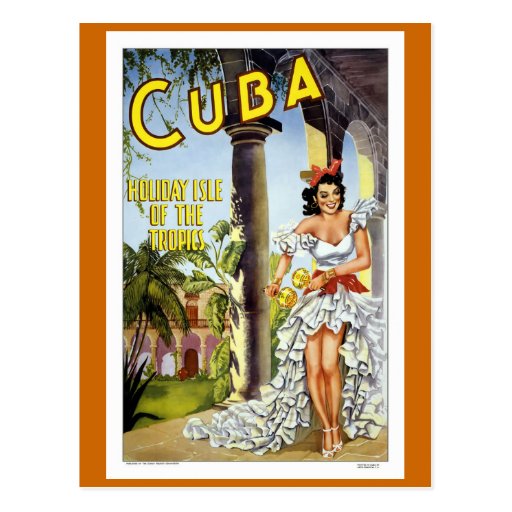 "Cuba" Vintage Travel Postcards