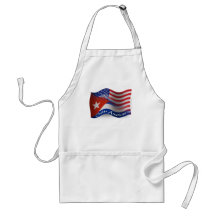 Cuban-American Waving Flag Apron