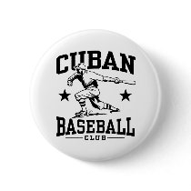 Cuban Baseball Pinback Buttons