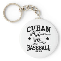 Cuban Baseball Keychain