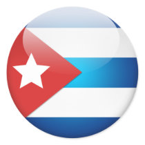 Cuban Flag 2.0 Round Stickers