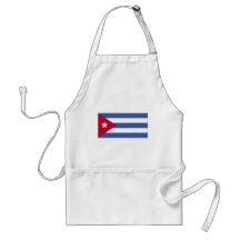 Cuban flag apron