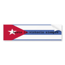Cuban Flag Bumper Sticker