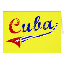 Cuban Flag Greeting Cards
