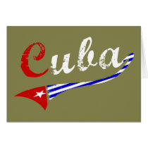 Cuban Flag Card