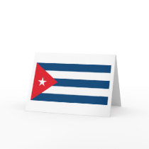 Cuban Flag Greeting Card