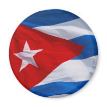 cuban flag refrigerator magnet