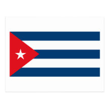 Cuban Flag Postcard