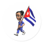Cuban Girl Sticker