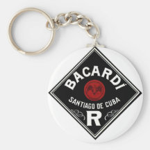Cuban Nostalgia Art Deco Key Chain