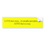 cuban vibes bumper sticker