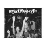 CUBAN VIBES POSTER STRETCHED CANVAS PRINT