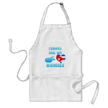 Cubans are my Homies Aprons