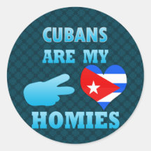Cubans are my Homies Sticker