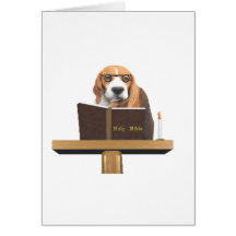 Cubby The Preacher Greeting Card