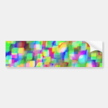 Cubes Customizable Bumper Stickers