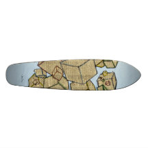 Cubes of criminal intent. custom skateboard