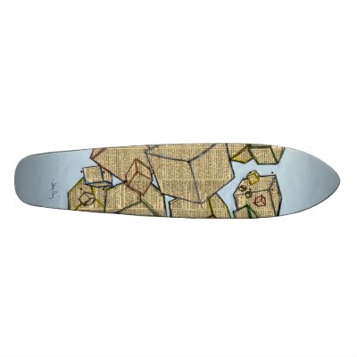 Cubes of criminal intent. custom skateboard by untitlednesslife