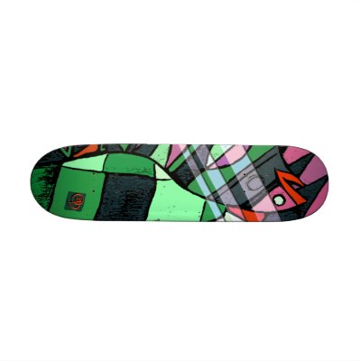 Cubism Skate Board Decks by Sarabanoo