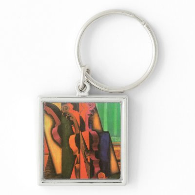 Cubism Art Violin