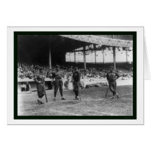 Cubs Baseball Players 1909 Greeting Card