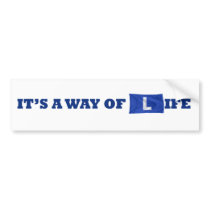 Cubs way of life bumper sticker