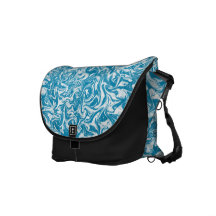 Cuckoo Abstract Swirl Messenger Bag