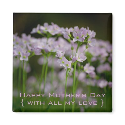 Cuckoo Flowers • Happy Mother's Day Magnet by SabineStGreetings