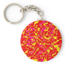 Cuckoo Marbled Abstract Keychain