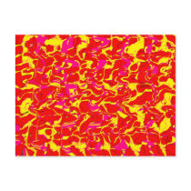 Cuckoo Marbled Abstract Postcards