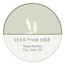 Cucumber Address Label Sticker