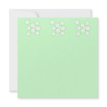Cucumber slices. custom invitation