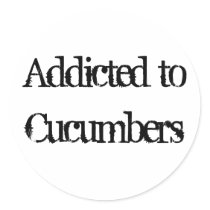 Cucumbers Round Stickers